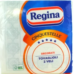REGINA TOVAGLIOLI CINQUESTELLE 38x38 2 VELI 43 PEZZI