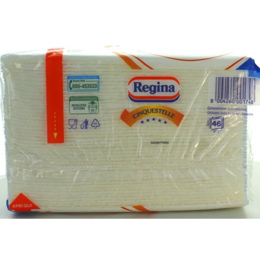 REGINA TOVAGLIOLI CINQUESTELLE 38x38 2 VELI 43 PEZZI