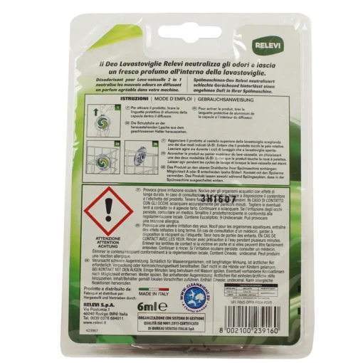 RELEVI DEO LAVASTOVIGLIE PROFUMO DI LIMONE 60 LAVAGGI