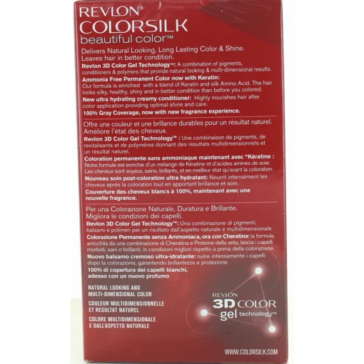 REVLON COLOR SILK 74 BIONDO MEDIO PERMAMENTE SENZA AMMONIACA
