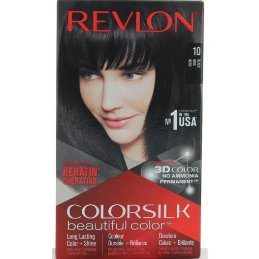 REVLON COLOR SILK 10 NERO PERMAMENTE SENZA AMMONIACA