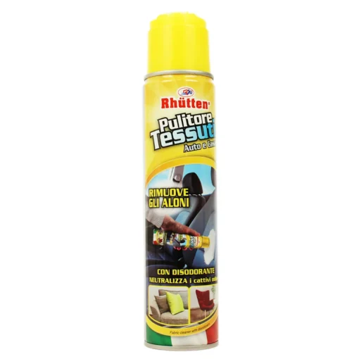 RHUTTEN PULITORE TESSUTI AUTO E CASA CON SPAZZOLA SPRAY 400 ML