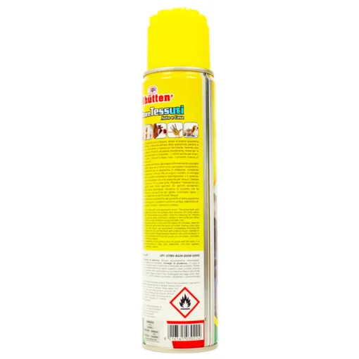 RHUTTEN PULITORE TESSUTI AUTO E CASA CON SPAZZOLA SPRAY 400 ML