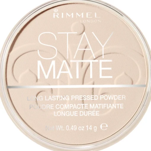 RIMMEL CIPRIA STAY MATTE POWDER N.01 TRANSPARENT