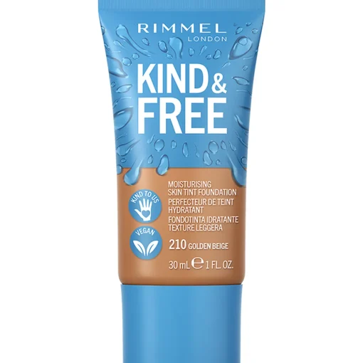 RIMMEL FONDOTINTA KIND&FREE N.210 GOLDEN BEIGE