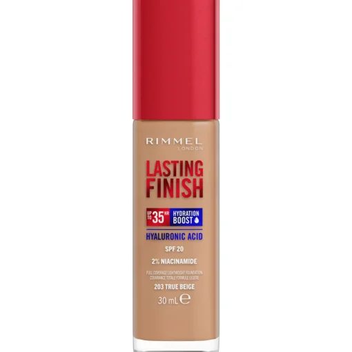 RIMMEL FONDOTINTA LIQUIDO LASTING FINISH 35 ON.203 TRUE BEIGE