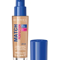 RIMMEL FONDOTINTA LIQUIDO MATCH PERFECTION N.400 NATURAL BEIGE