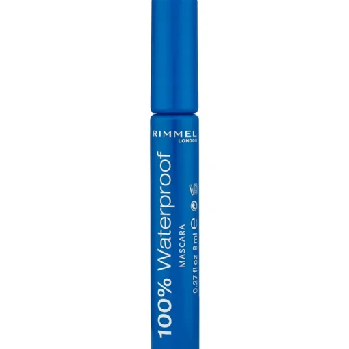 RIMMEL MASCARA 100% WATERPROOF BLACK