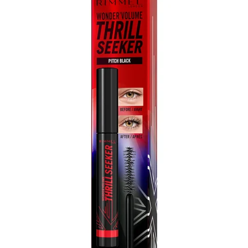 RIMMEL MASCARA WONDER'VOLUME THRILL SEEKER PITCH BLACK