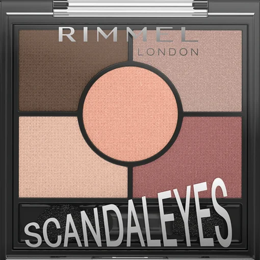 RIMMEL PALETTE OMBRETTI 5 PAN SCANDAL'EYES N.03 ROSE QUARTZ