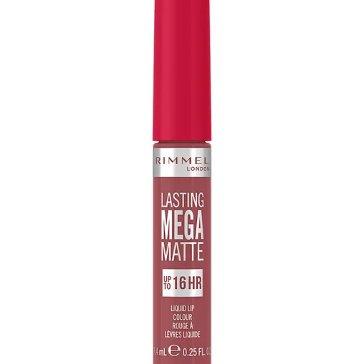 RIMMEL ROSSETTO LIQUIDO LASTING MEGA MATTE 16 ON.210 ROSE & SHINE