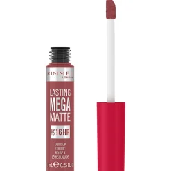 RIMMEL ROSSETTO LIQUIDO LASTING MEGA MATTE 16 ON.210 ROSE & SHINE