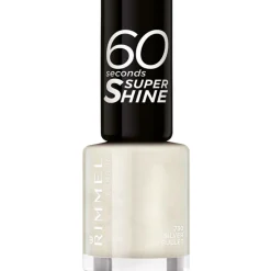 RIMMEL SMALTO 60 SECONDI SUPER SHINE N.730 SILVER BULLET (BIANCO PERLATO)