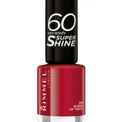 RIMMEL SMALTO 60 SECONDI SUPER SHINE N.315 QUEEN OF TARTS! (ROSSO CLASSICO)