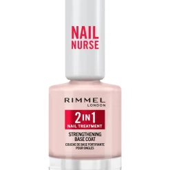 RIMMEL SMALTO CURATIVO NAIL NURSE BASE COAT & RINFORZZANTE 2 IN 1 TREATMENT