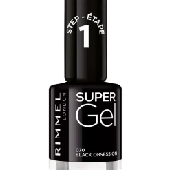 RIMMEL SMALTO SUPER GEL LUNGA DURATA N.70 BLACK OBSESSION