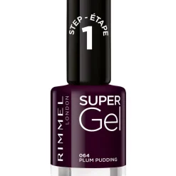 RIMMEL SMALTO SUPER GEL LUNGA DURATA N.64 PLUM PUDDING