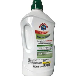 RISPLENDO DETERSIVO LIQUIDO BUCATO MANO e LAVATRICE MUSCHIO BIANCO 16 LAVAGGI 1 LT