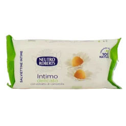 ROBERTS INTIMA 12 SALVIETTE CAMOMILLA GETTABILI NEL WC