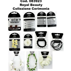 ROYAL BEAUTY ACCESSORI CAPELLI COLLEZIONE CERIMONIA 2022 MODELLI ASSORTITI