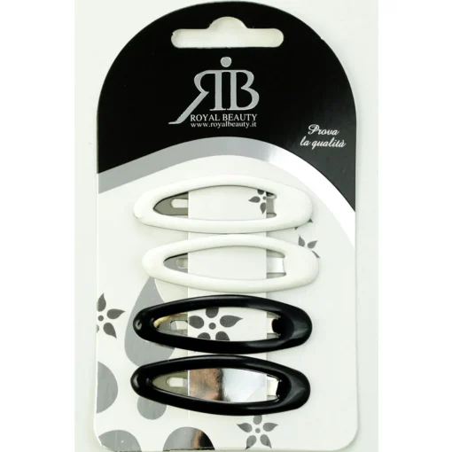 ROYAL BEAUTY CLIC CLAC 2 COPPIE BIANCO - NERO GG9041