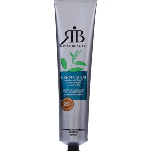 ROYAL BEAUTY CREMA MANI KARITE', EUCALIPTO, TEA TREE OIL TUBO 100 ML