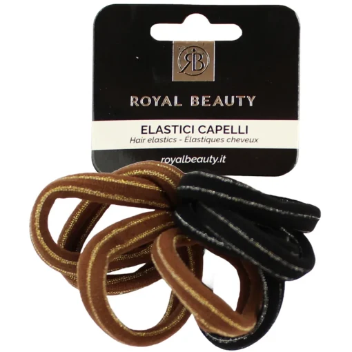 ROYAL BEAUTY ELASTICI PER CAPELLI SENZA METALLO ARGENTO