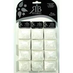 ROYAL BEAUTY ELASTICINI TRECCINE TRASPARENTI 50 PEZZI