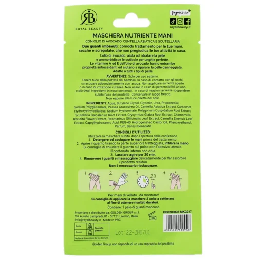 ROYAL BEAUTY MASCHERA MANI