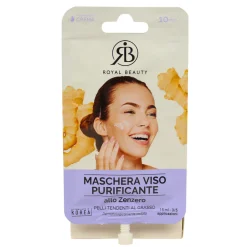 ROYAL BEAUTY MASCHERA VISO ALLO ZENZERO MONODOSE