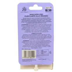 ROYAL BEAUTY MASCHERA VISO ALLO ZENZERO MONODOSE