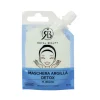 ROYAL BEAUTY MASCHERA VISO BUSTINA SQUEEZE ARGILLA DETOX AZZURRA