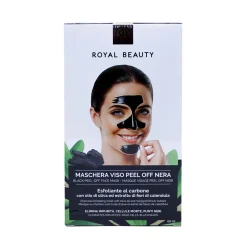 ROYAL BEAUTY MASCHERA VISO NERA PEEL OFF PUNTI NERI