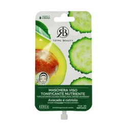 ROYAL BEAUTY MASCHERA VISO ALLA FRUTTA AVOCADO e CETRIOLO