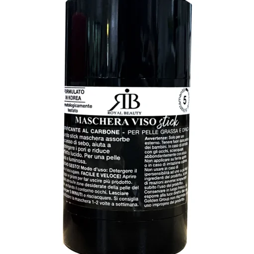ROYAL BEAUTY MASCHERA VISO STICK AL CARBONE