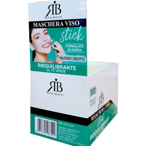 ROYAL BEAUTY MASCHERA VISO STICK AL TE' VERDE