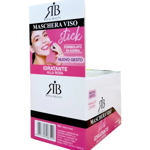 ROYAL BEAUTY MASCHERA VISO STICK AlLLA ROSA