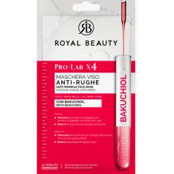 ROYAL BEAUTY PRO-LAB X5 MASCHERA VISO IN TESSUTO ANTIRUGHE CON BAKUCHIOL