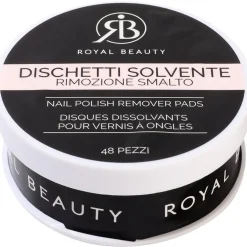 ROYAL BEAUTY SCATOLA DISCHETTI RIMUOVI SMALTO 48 PEZZI