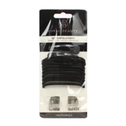 ROYAL BEAUTY SET NERO PINZETTE - CLIC CLAC - ELASTICI PER CAPELLI