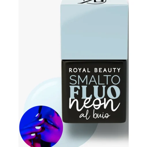 ROYAL BEAUTY SMALTO FLUO NEON AZZURRO