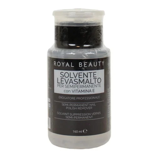 ROYAL BEAUTY SOLVENTE PER SMALTO SEMIPERMANENTE CON POMPETTA 160 ML