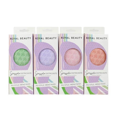 ROYAL BEAUTY SPAZZOLA CAPELLI DISTRICANTE CON MANICO STAMPA FANTASIA