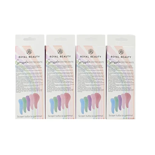 ROYAL BEAUTY SPAZZOLA CAPELLI DISTRICANTE CON MANICO STAMPA FANTASIA