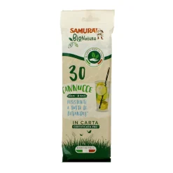 SAMURAI BIONATURE 30 CANNUCCE IN CARTA 20cm x 6 mm