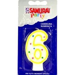 SAMURAI PARTY CANDELA COMPONIBILE N.6