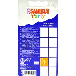 SAMURAI PARTY CANDELA COMPONIBILE N.6