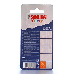 SAMURAI PARTY CANDELA COMPONIBILE N.8