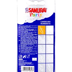 SAMURAI PARTY CANDELA COMPONIBILE N.0