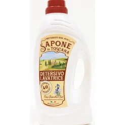 SAPONE DI TOSCANA DETERSIVO LIQUIDO BUCATO LAVATRICE FIORI BIANCHI E IRIS 40 LAVAGGI 1,850 LITRI